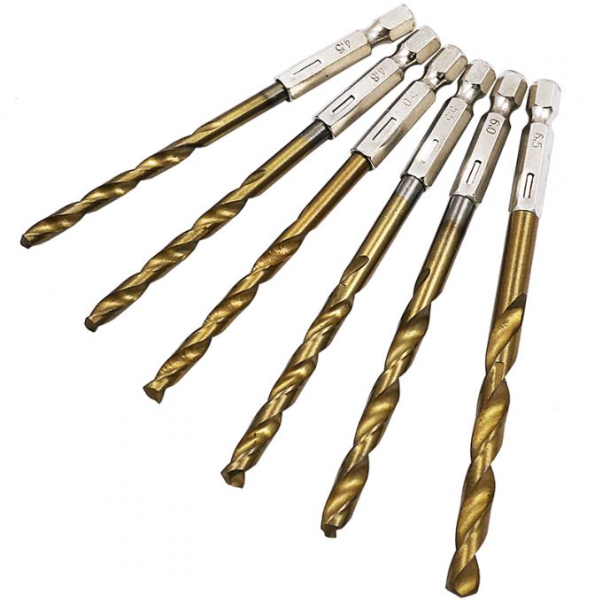13pcs High Quality HSS Steel Electric Screwdriver Bit 6.35mm Twist Drill 1.5-6.5mm for Masonry Drilling 2