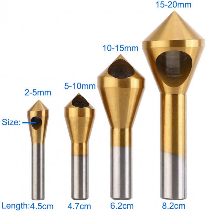 HSS Slanting Hole Countersink Drill Bit Deburring with Rounded Oblique Hole and Inner Hole 2