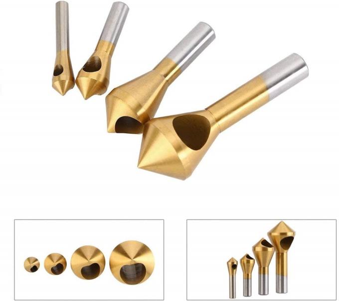 HSS Slanting Hole Countersink Drill Bit Deburring with Rounded Oblique Hole and Inner Hole 4