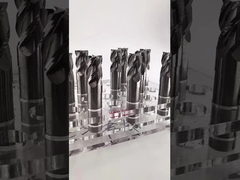 YG10X 4 Flutes Carbide End Mill For Aluminium Customized Finishing CNC Milling Cutter