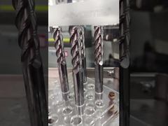 Steel And Alloy Steel Machining 16mm 4 Flutes Solid Carbide Square End Mill