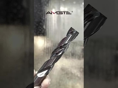 14mm Carbide Flat Bottom Coolant Drill 80mm Flute 145mm Length Anti Chipping Durable