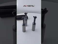 High Precision Carbide Dovetail Cutter For Plastic Moulds With PVD Coating And GU25UF Carbide Rod