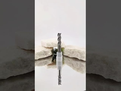 High Cutting Efficiency and Smooth Chip Evacuation Low Helix Flat End Mill for Aluminum