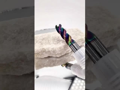 Efficient Chip Evacuation and Anti Stick  Rainbow U Type End Mill