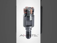 EXN02R Double Side Hardening Fast Feed Locking Teeth Milling Head LNMU0202 Blade